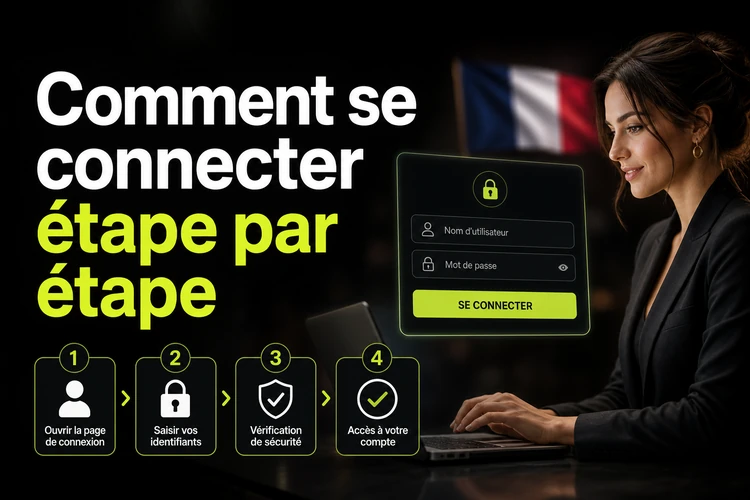 Comment se connecter étape par étape